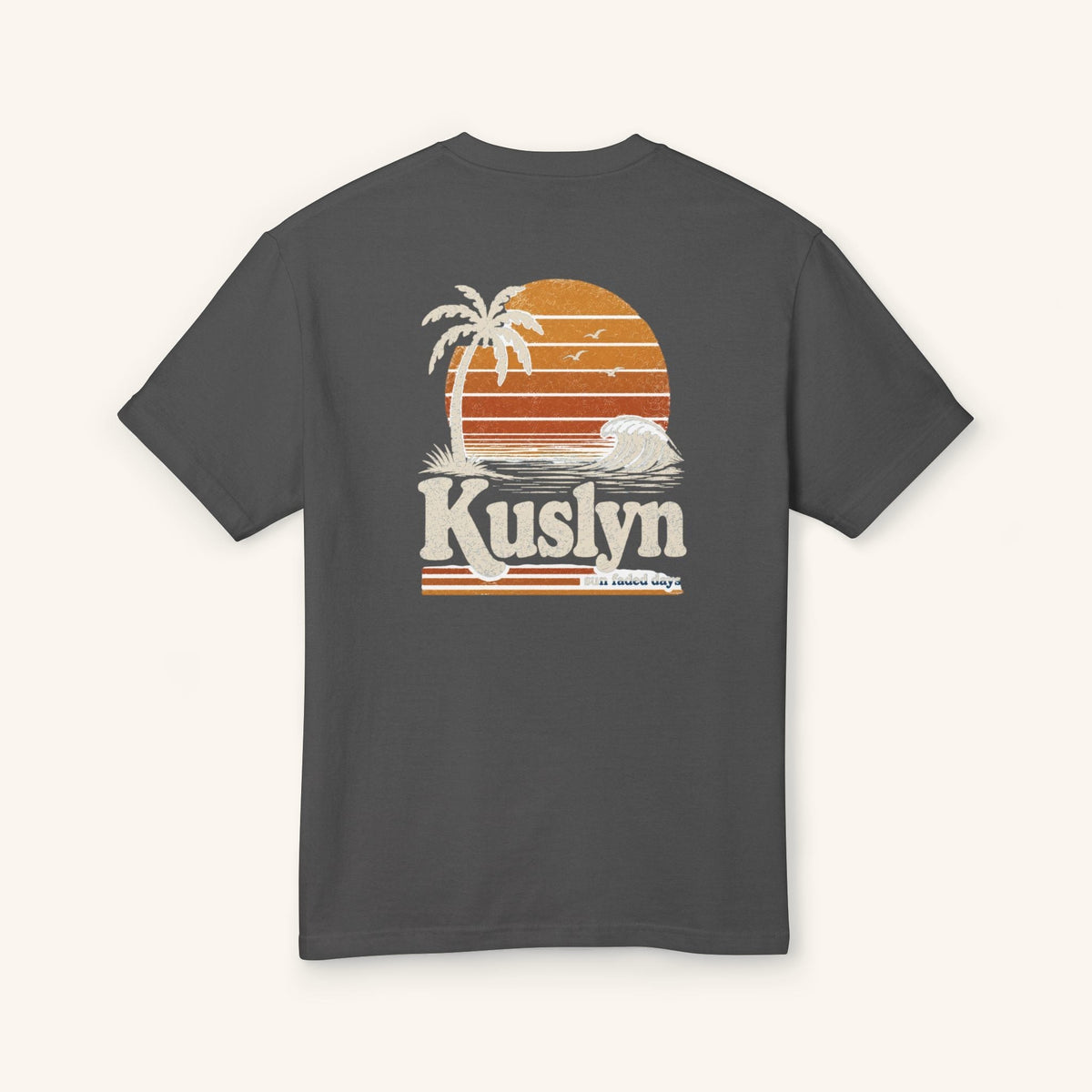 Sun-Faded Days Tee - Faded Black - back