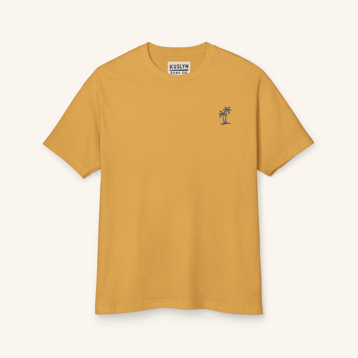 Members of Nowhere Wave Tee - Faded Mustard - front