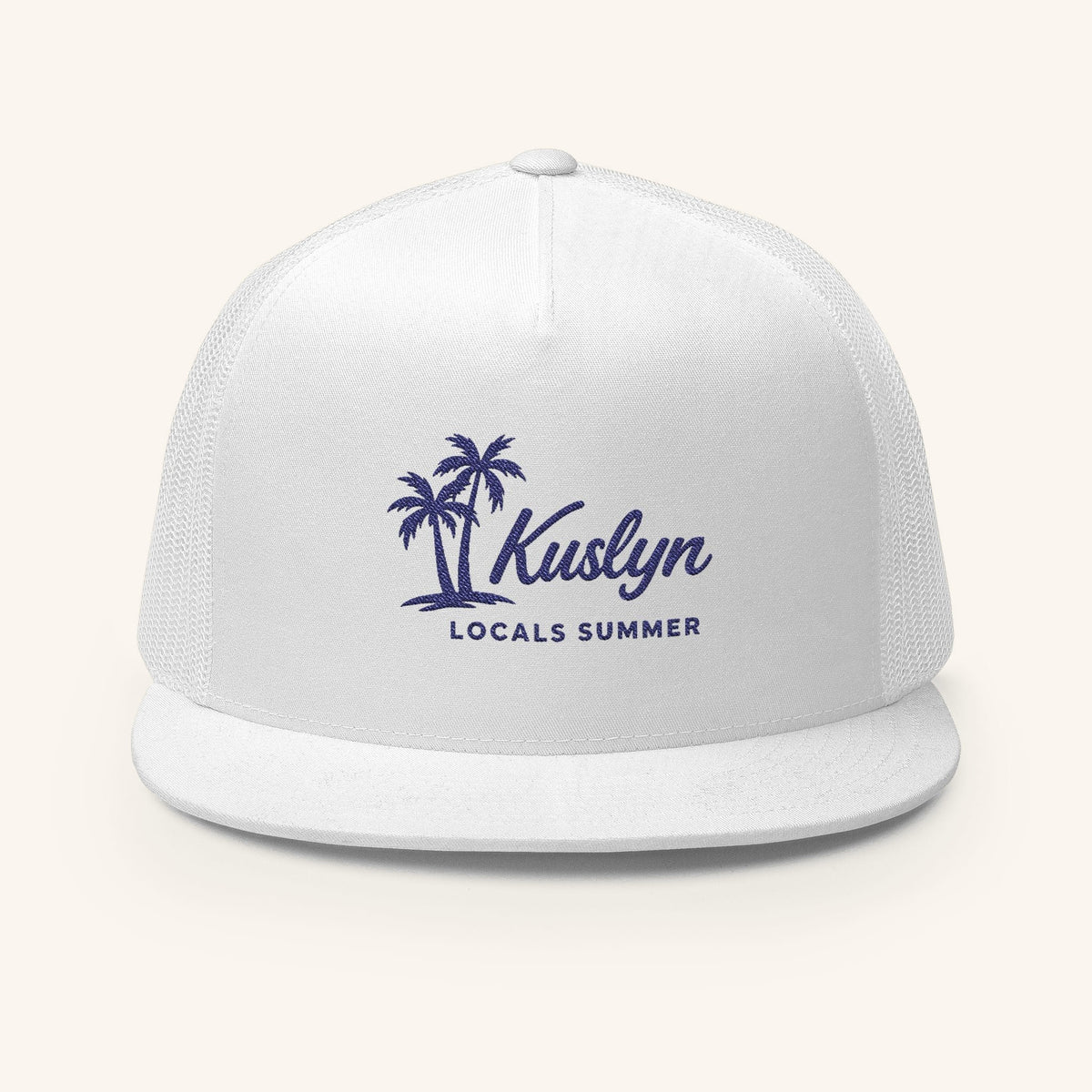 Sunwashed Trucker - White - front