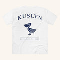 Kuslyn Pelican Logo Tee — 'KUSLYN' Members of Nowhere Graphic T‑Shirt