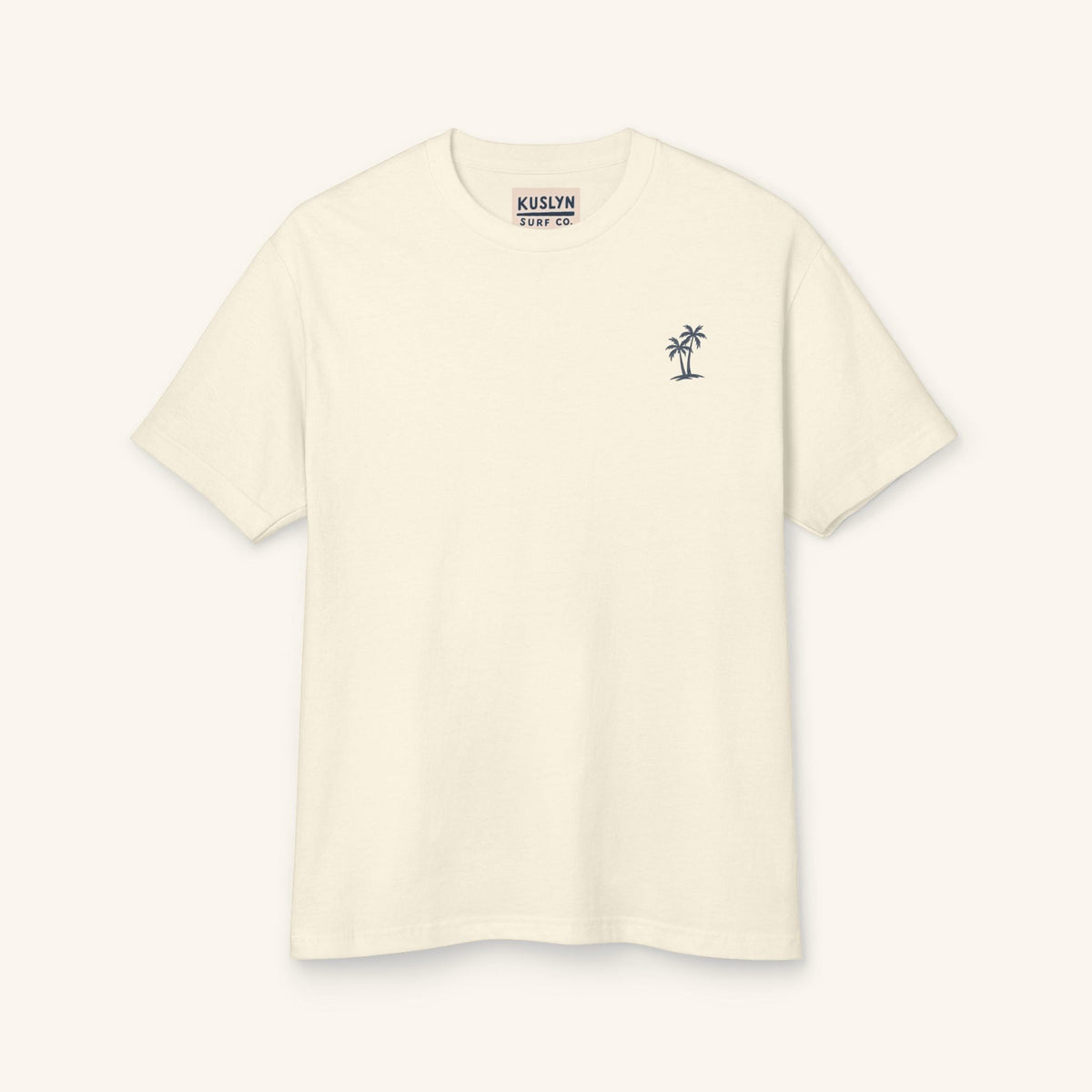 Members of Nowhere Wave Tee - Faded Cream - front