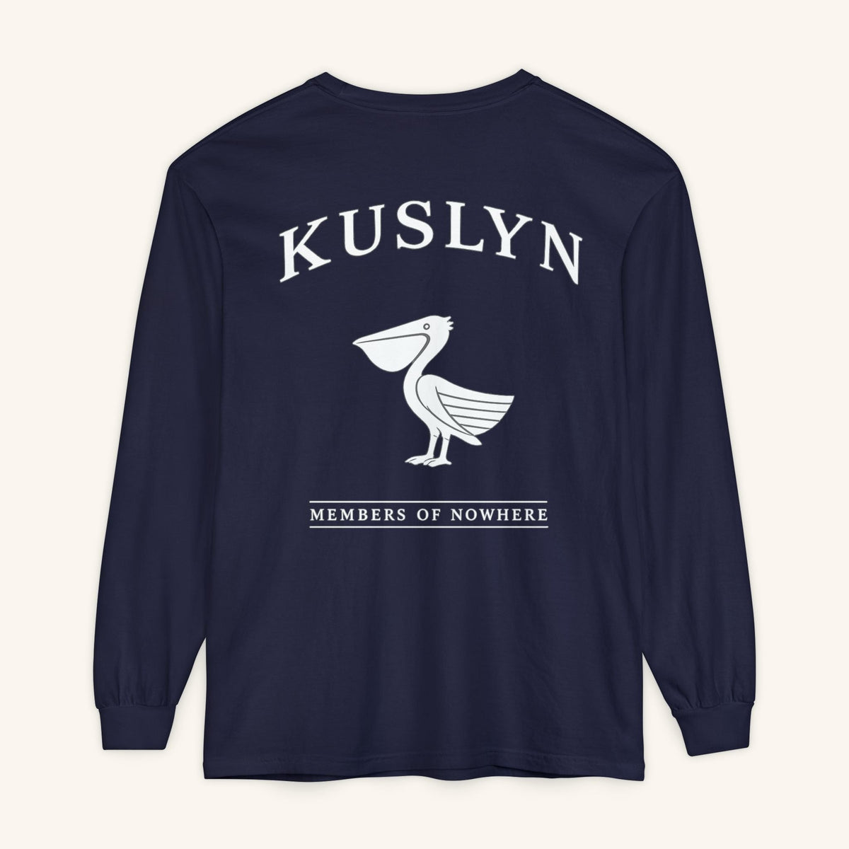 Pelican Long Sleeve - True Navy - back
