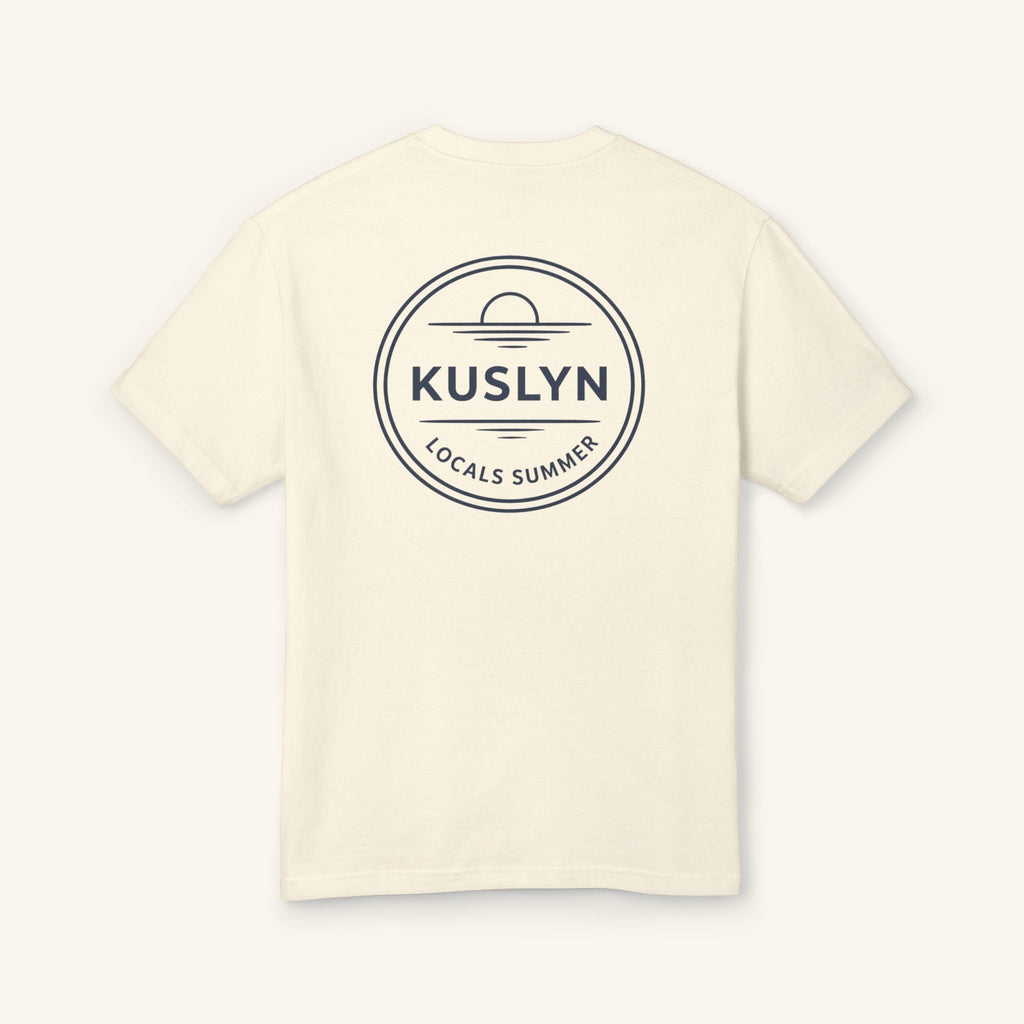 Locals Summer Tee - Faded Cream - back