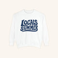 Locals Summer Crewneck - White - front