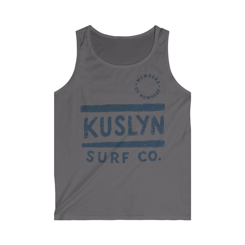 Surf Co. Tank Top — Kuslyn Surf Co. Logo Beach Muscle Tank