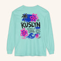 Beach Vibes Long Sleeve - Chalky Mint - back