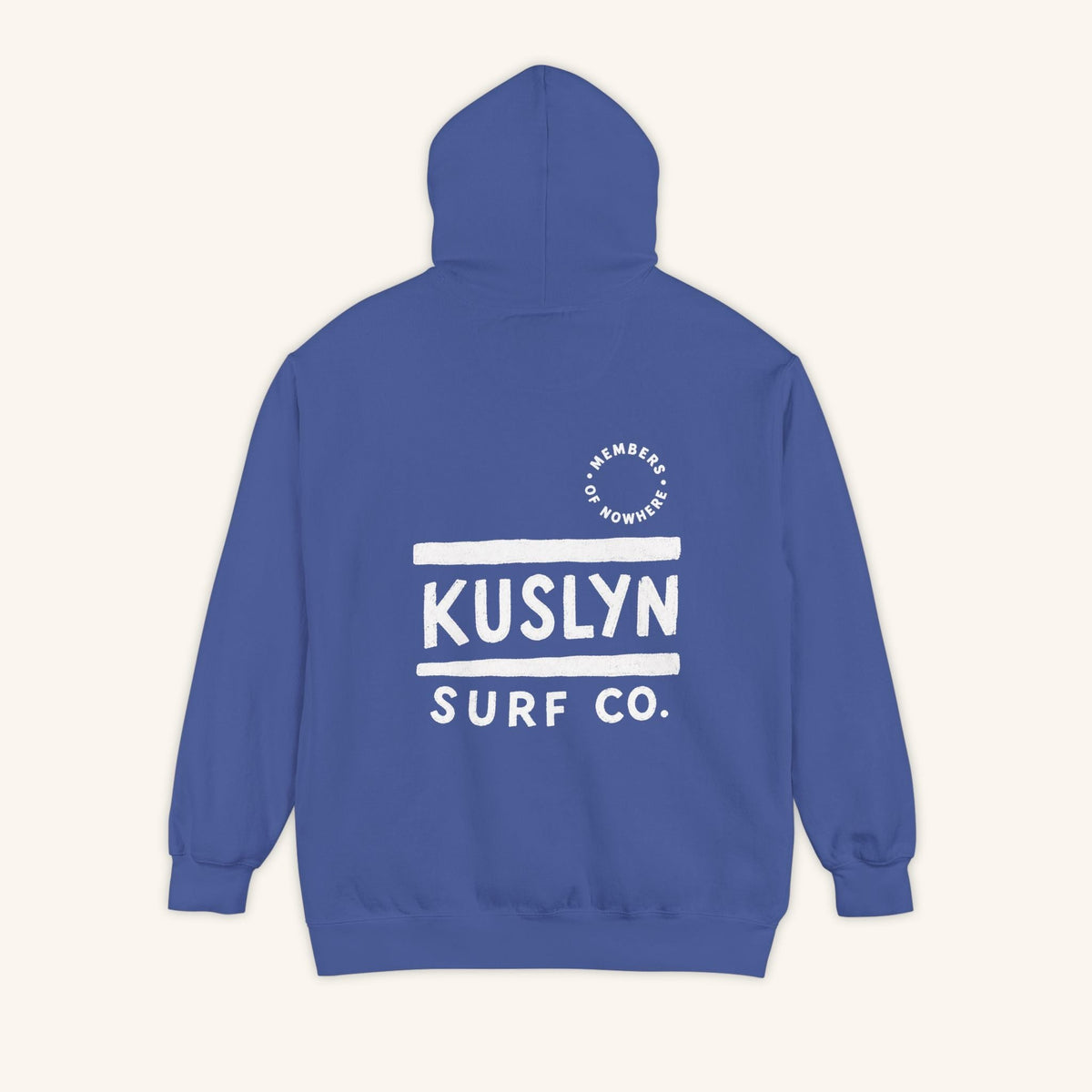 Surf Co. Relaxed Hoodie - Flo Blue - back