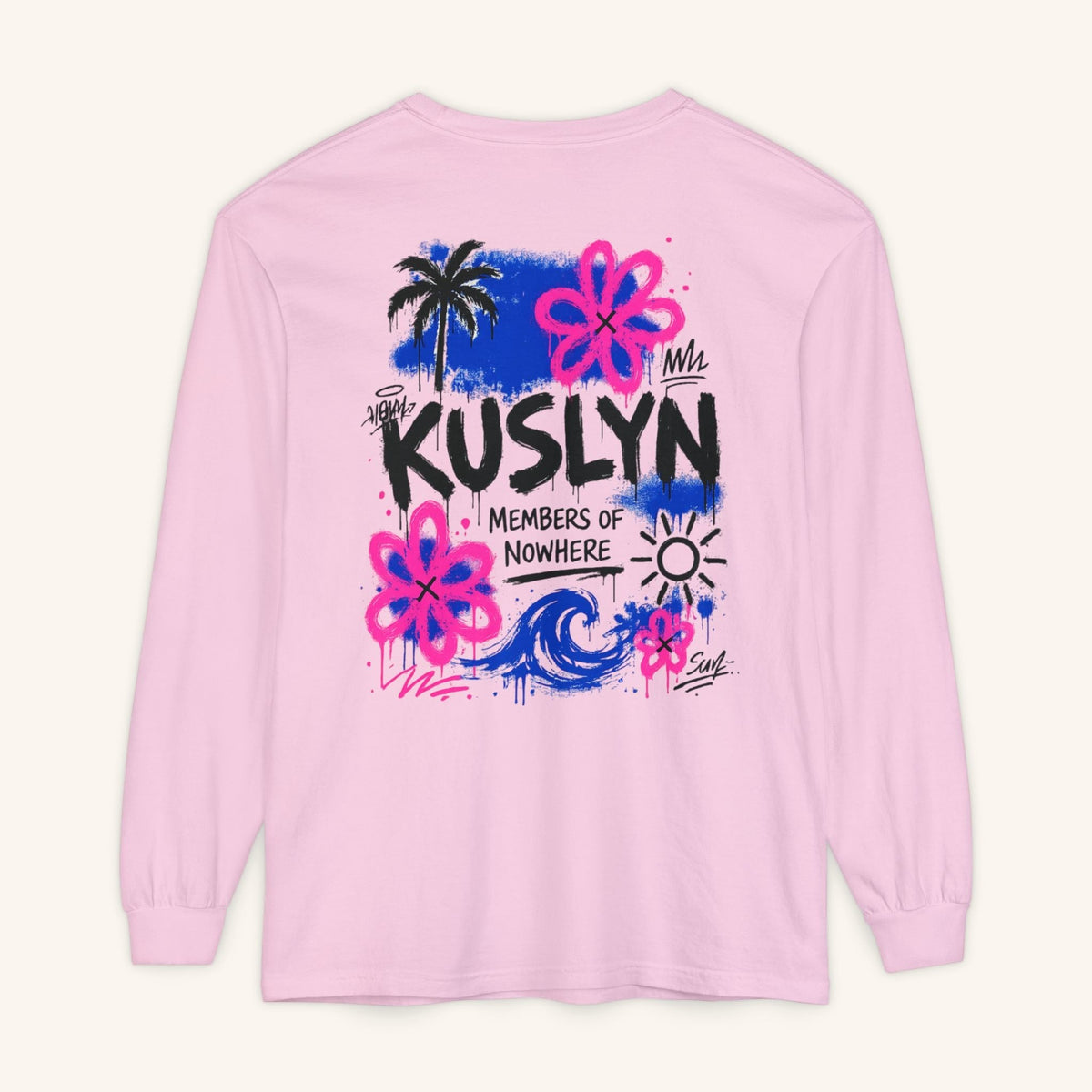 Beach Vibes Long Sleeve - Blossom - back