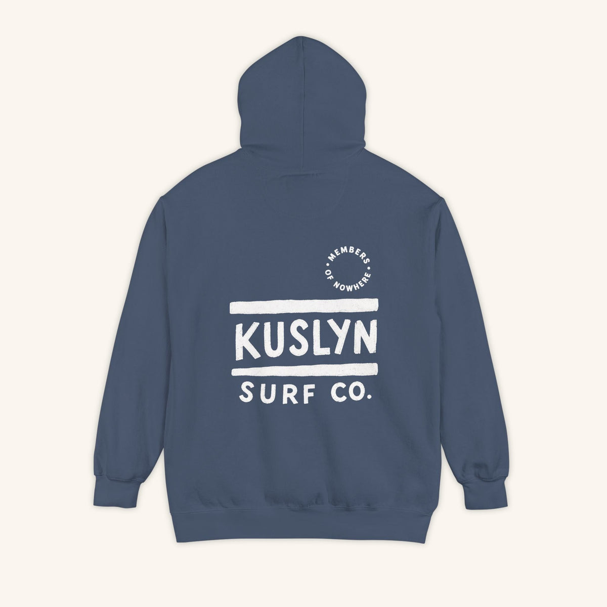 Surf Co. Relaxed Hoodie - Denim - back
