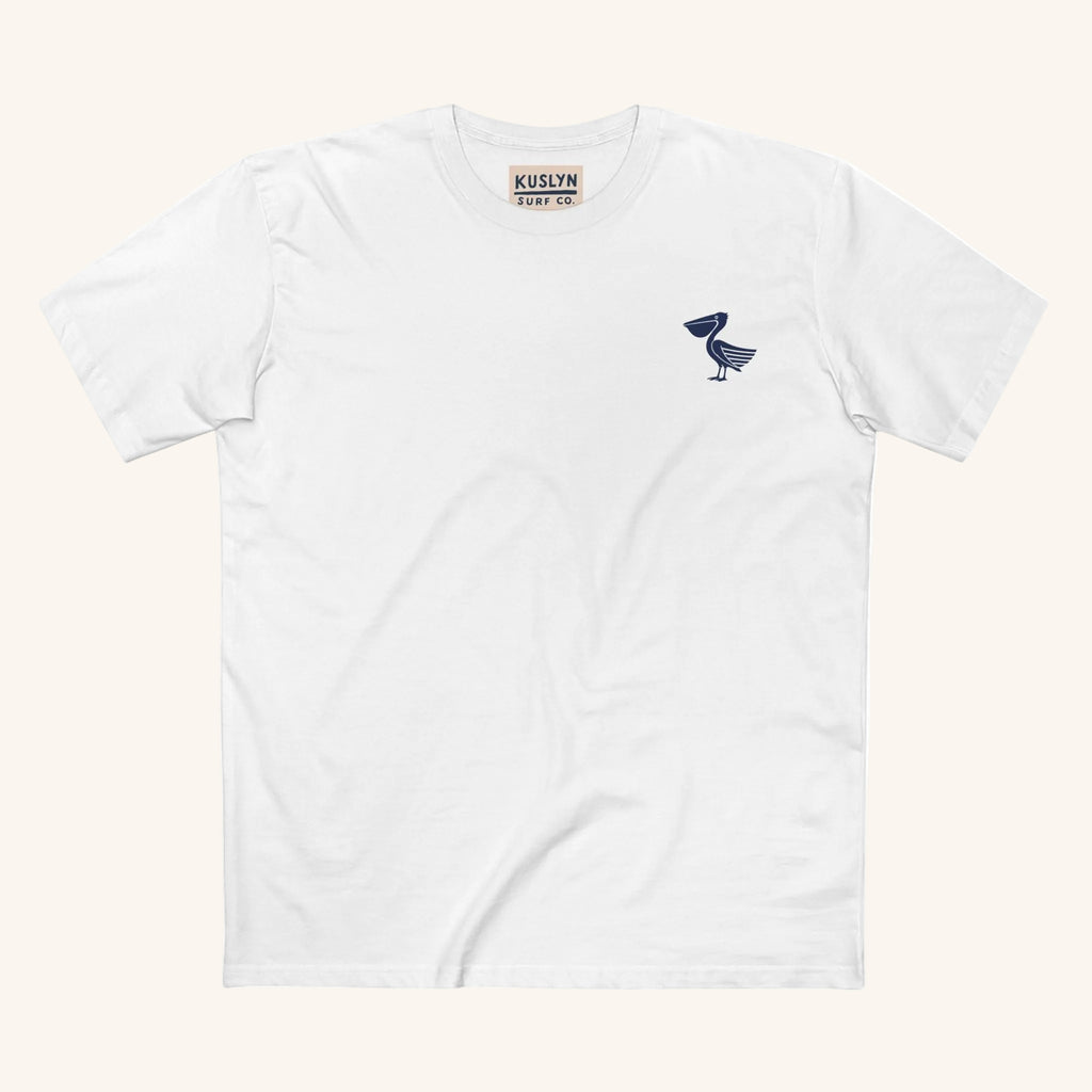 Kuslyn Pelican Logo Tee — 'KUSLYN' Members of Nowhere Graphic T‑Shirt