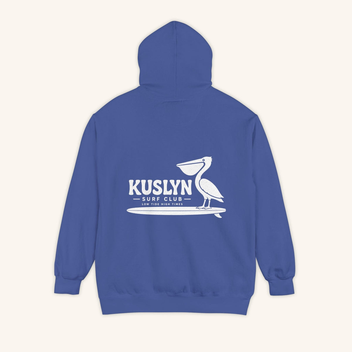 Surf Club Hoodie - Flo Blue - back