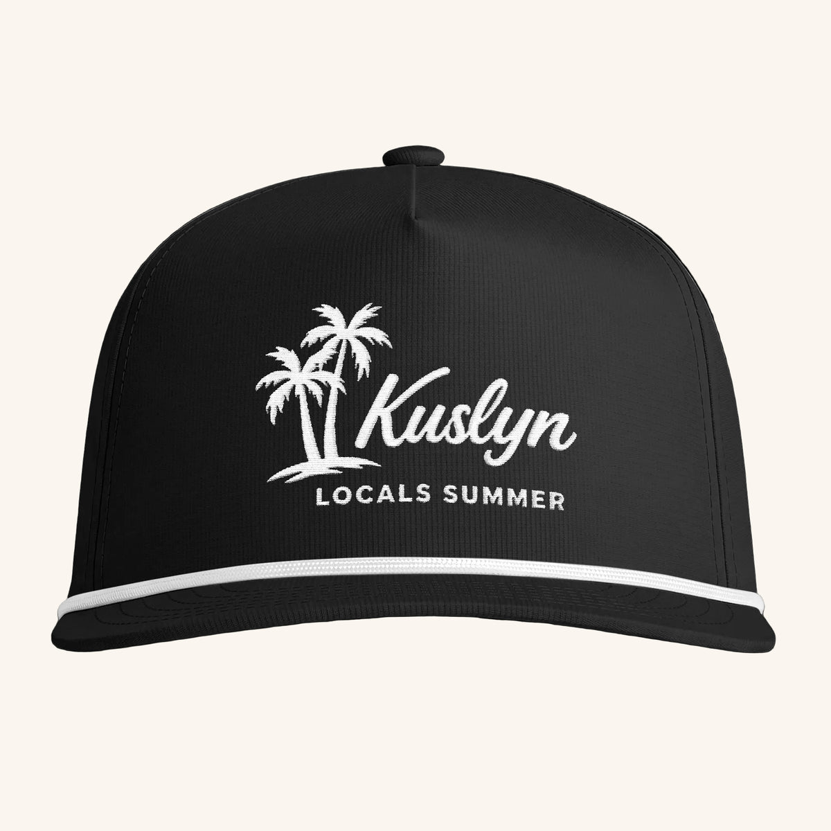 Sunwashed Rope Cap - Kuslyn "Locals Summer" Palm Hat