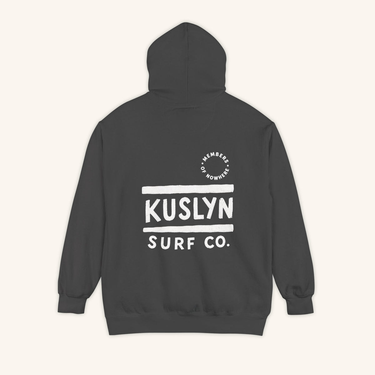 Surf Co. Relaxed Hoodie - Pepper - back