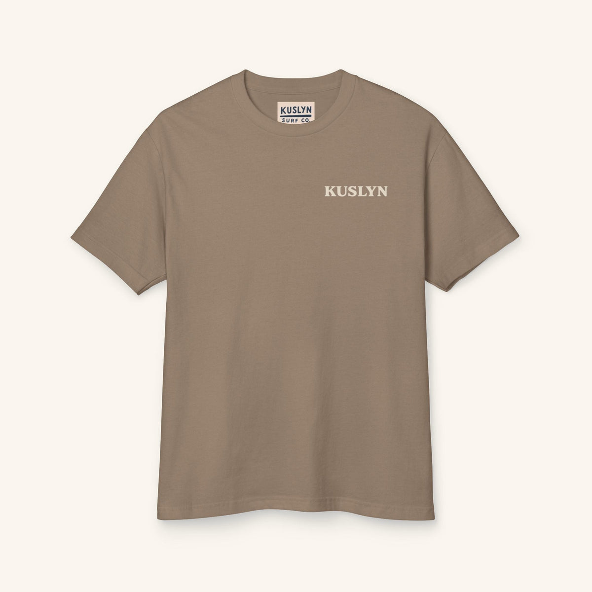 Locals Summer Tee - Faded Brown - front