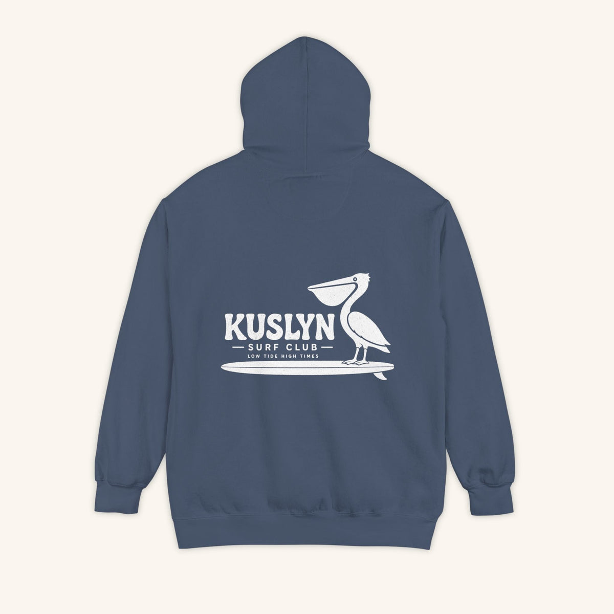Surf Club Hoodie - Denim - back