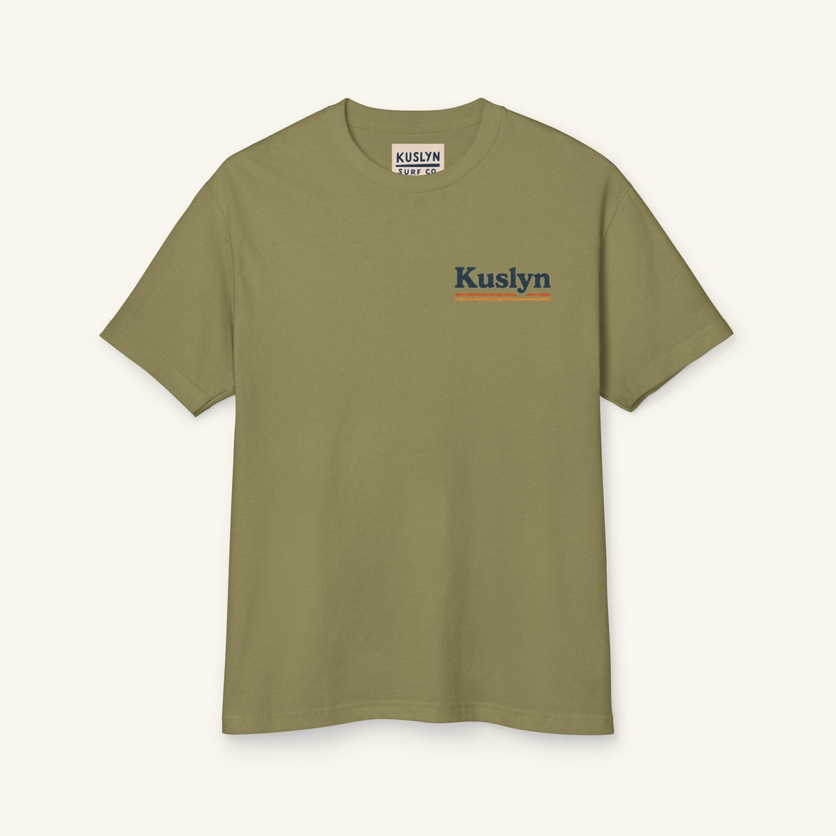 Sun-Faded Days Tee - Faded Army - front