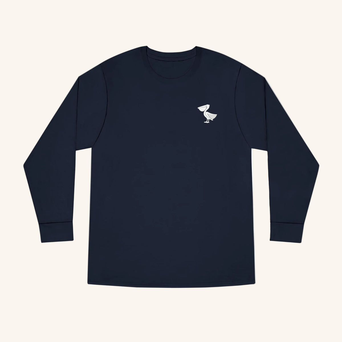 Kuslyn Pelican Long Sleeve Tee — 'Members of Nowhere' Graphic Shirt