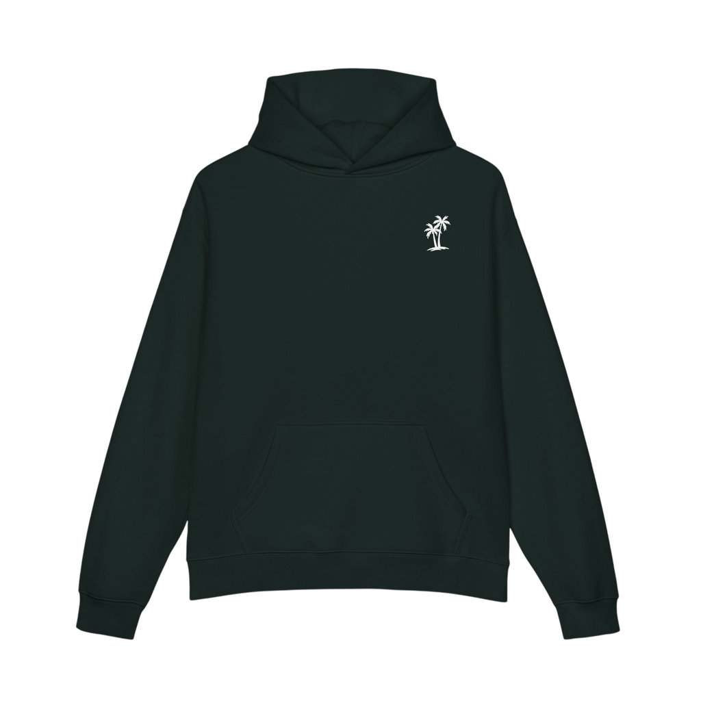 Kuslyn Surf Co. Relaxed Hoodie – Palm Logo Surfwear