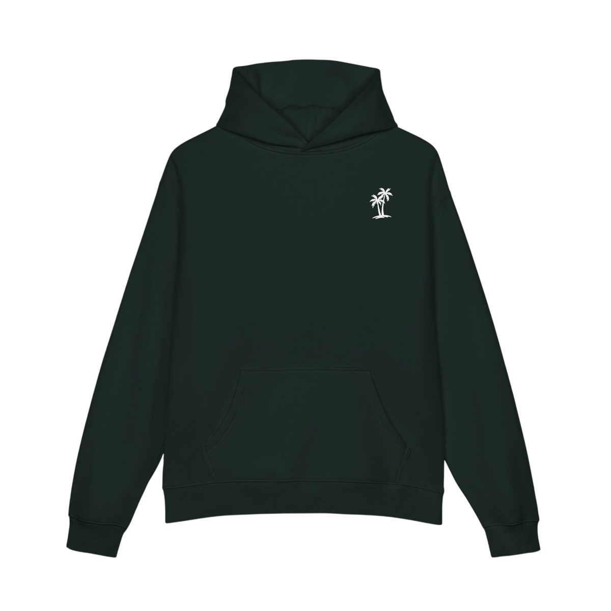 Kuslyn Surf Co. Relaxed Hoodie – Palm Logo Surfwear
