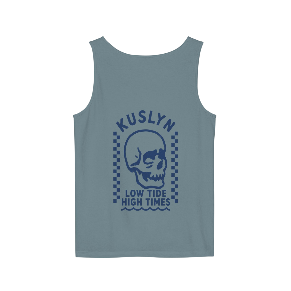 Kuslyn "Low Tide High Times" Skull Tank Top