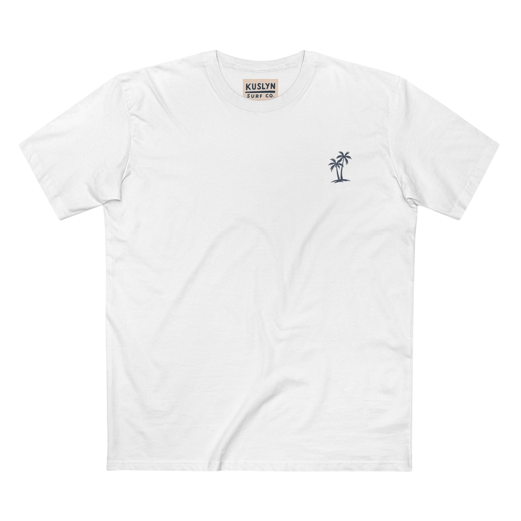 Kuslyn Wave Tee — 'Members of Nowhere' Surf Graphic T-Shirt