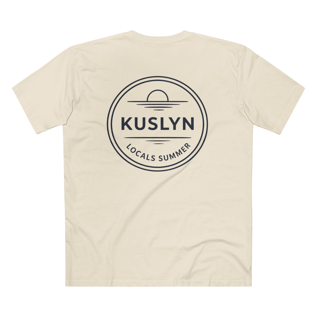 Kuslyn Locals Summer Tee — Minimal Logo Graphic T-Shirt