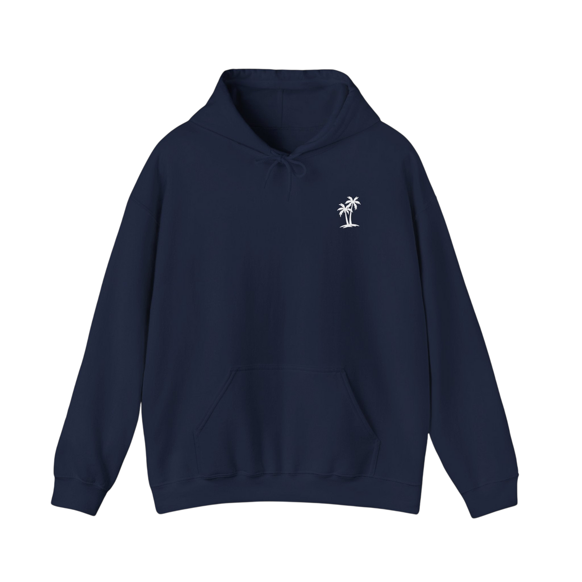 Black hoodie on a white background