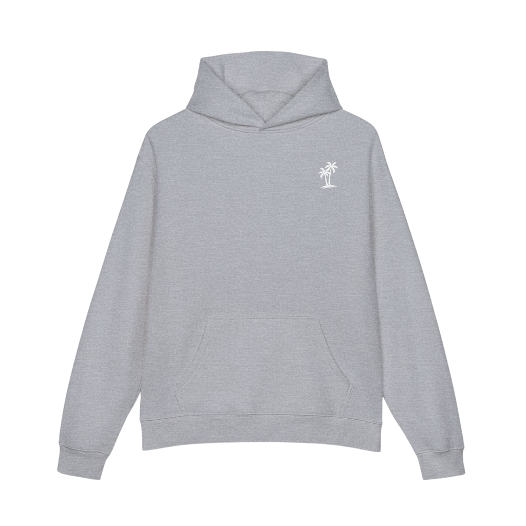 Kuslyn Surf Co. Relaxed Hoodie – Palm Logo Surfwear