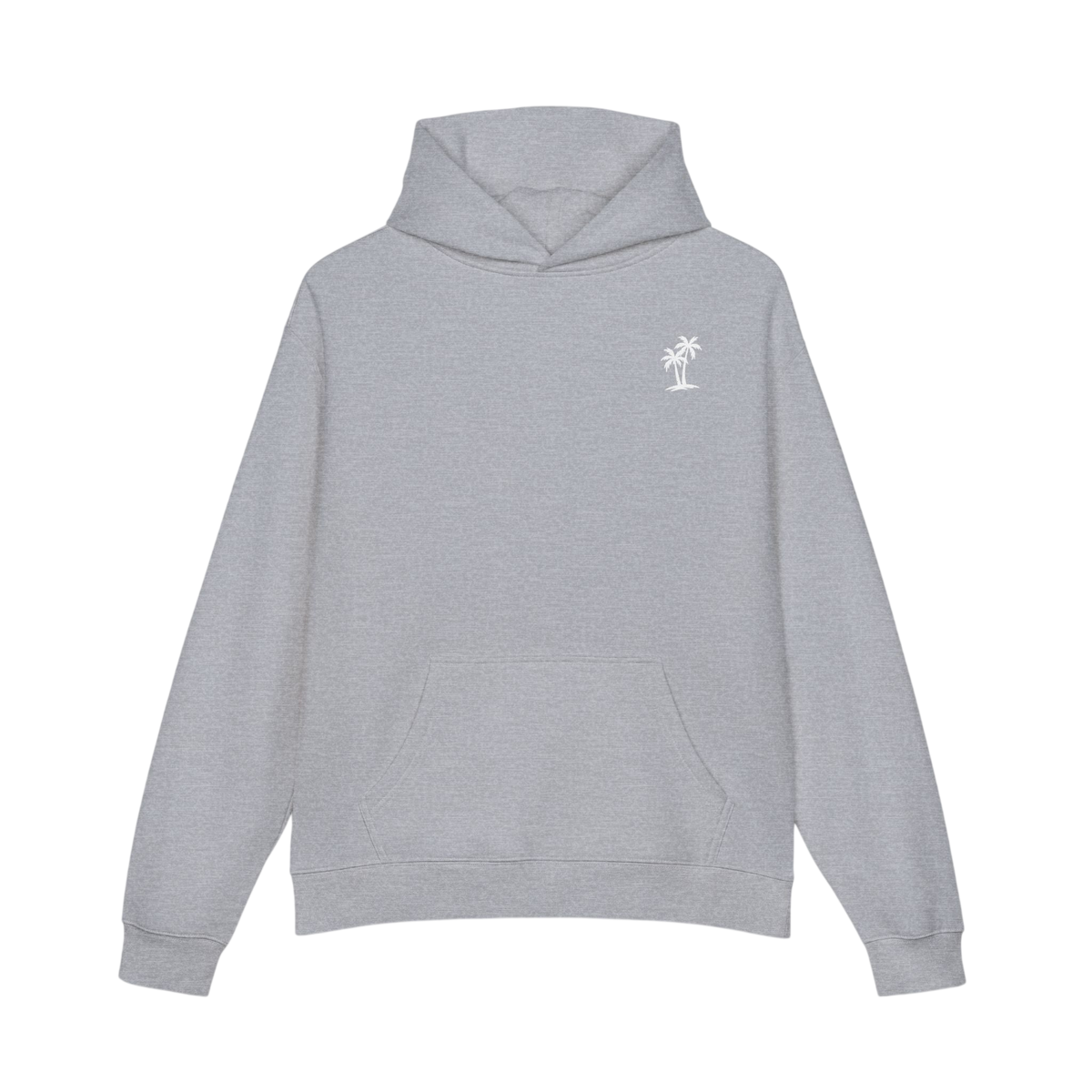Kuslyn Surf Co. Relaxed Hoodie – Palm Logo Surfwear