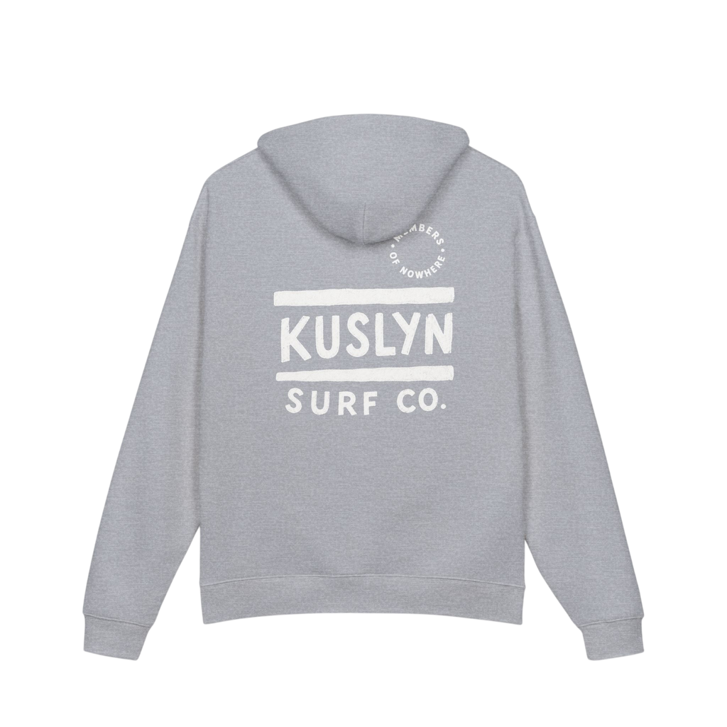 Kuslyn Surf Co. Relaxed Hoodie – Palm Logo Surfwear