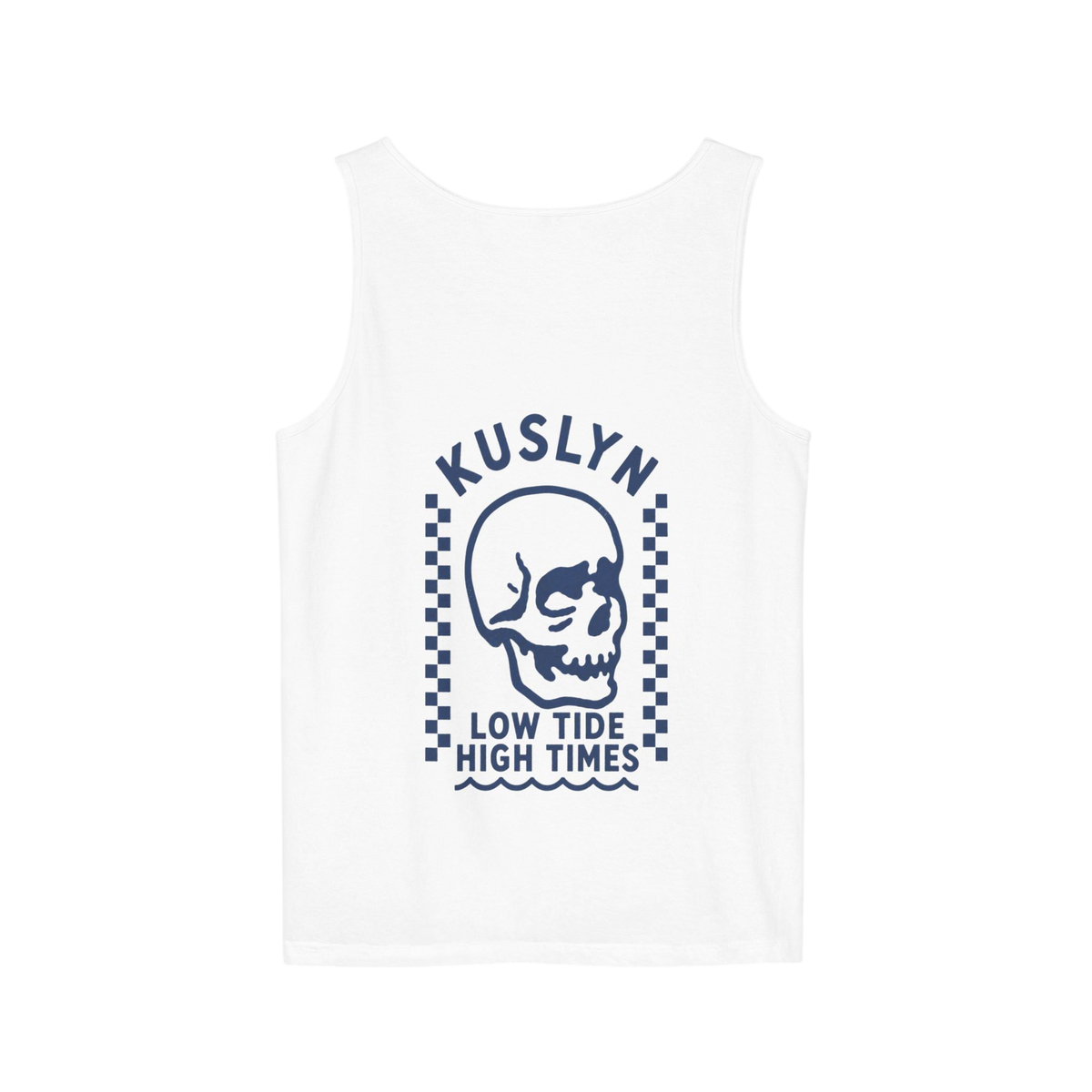 Kuslyn "Low Tide High Times" Skull Tank Top