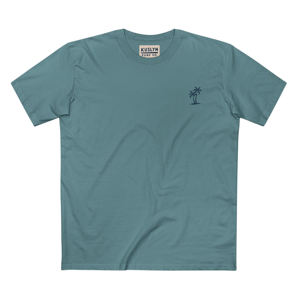 Kuslyn Wave Tee — 'Members of Nowhere' Surf Graphic T-Shirt