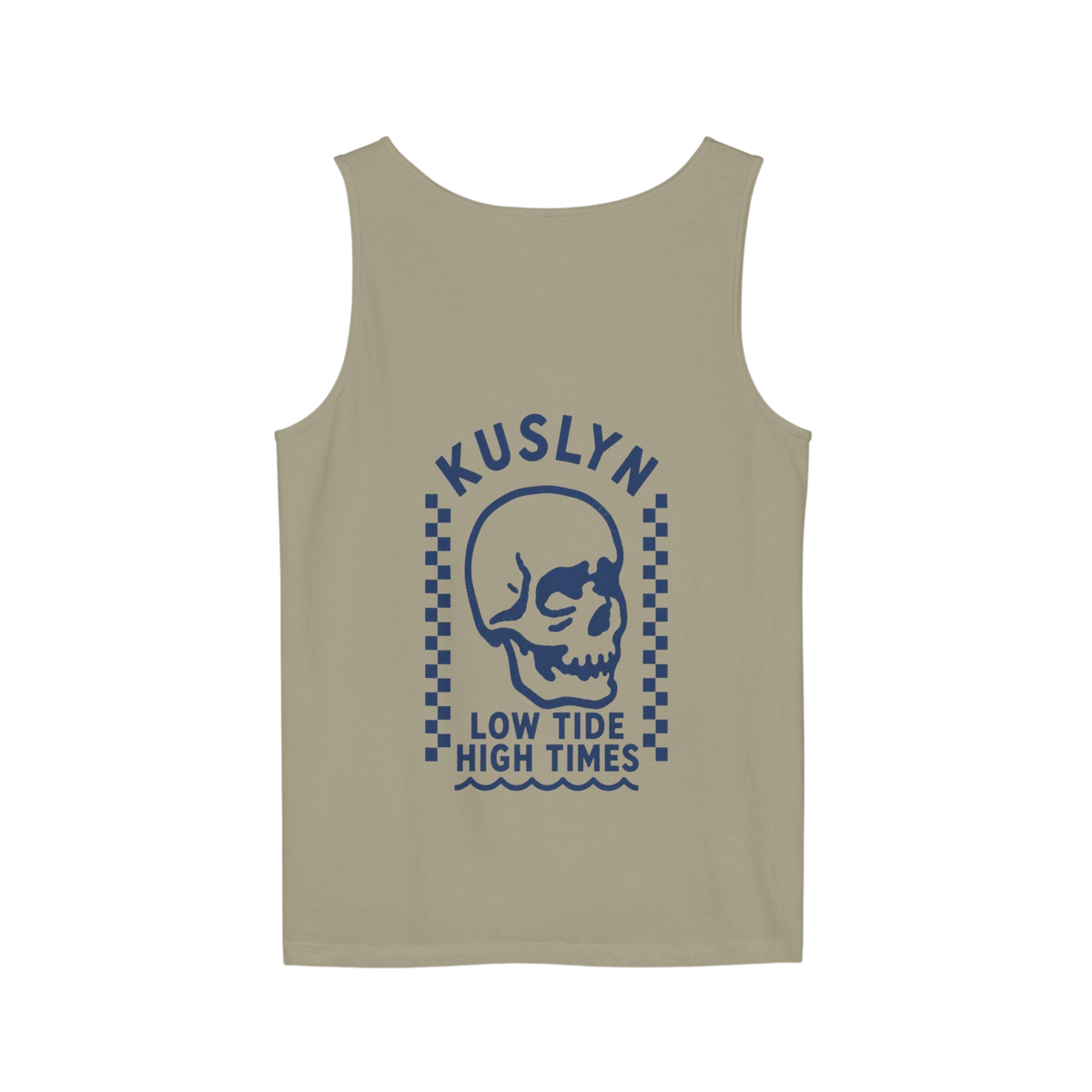 Kuslyn "Low Tide High Times" Skull Tank Top