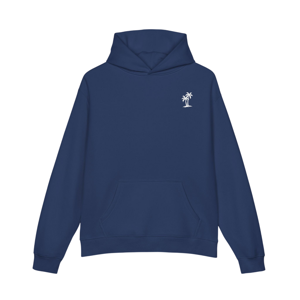 Kuslyn Surf Co. Relaxed Hoodie – Palm Logo Surfwear