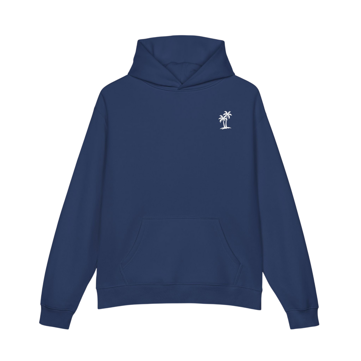 Kuslyn Surf Co. Relaxed Hoodie – Palm Logo Surfwear