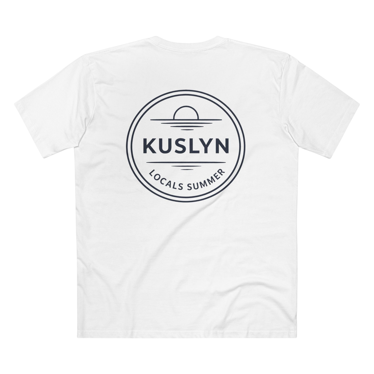 Kuslyn Locals Summer Tee — Minimal Logo Graphic T-Shirt