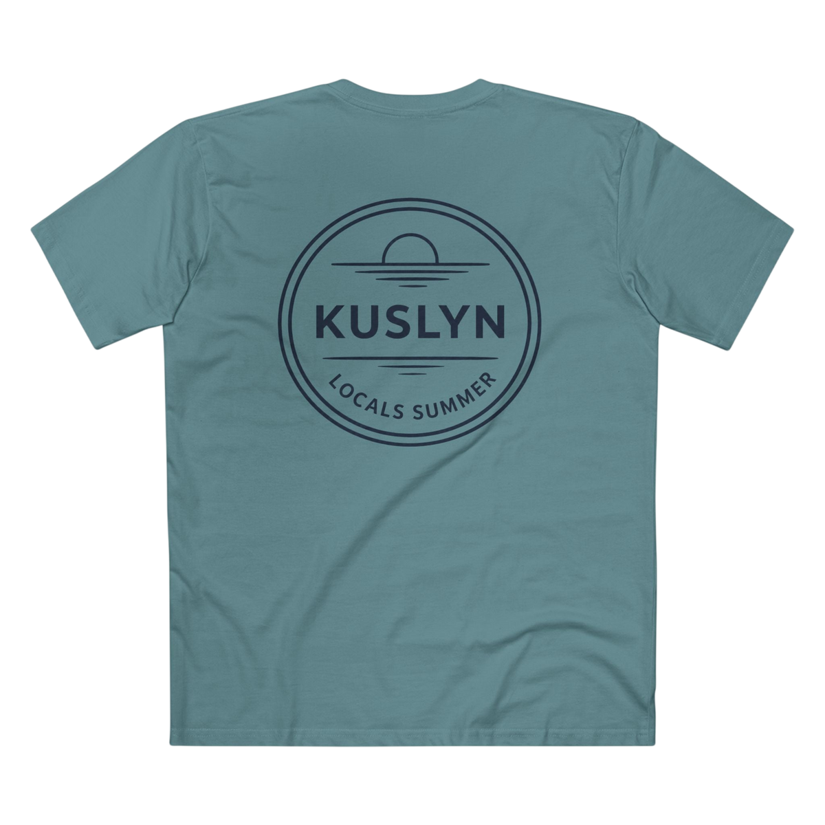 Kuslyn Locals Summer Tee — Minimal Logo Graphic T-Shirt