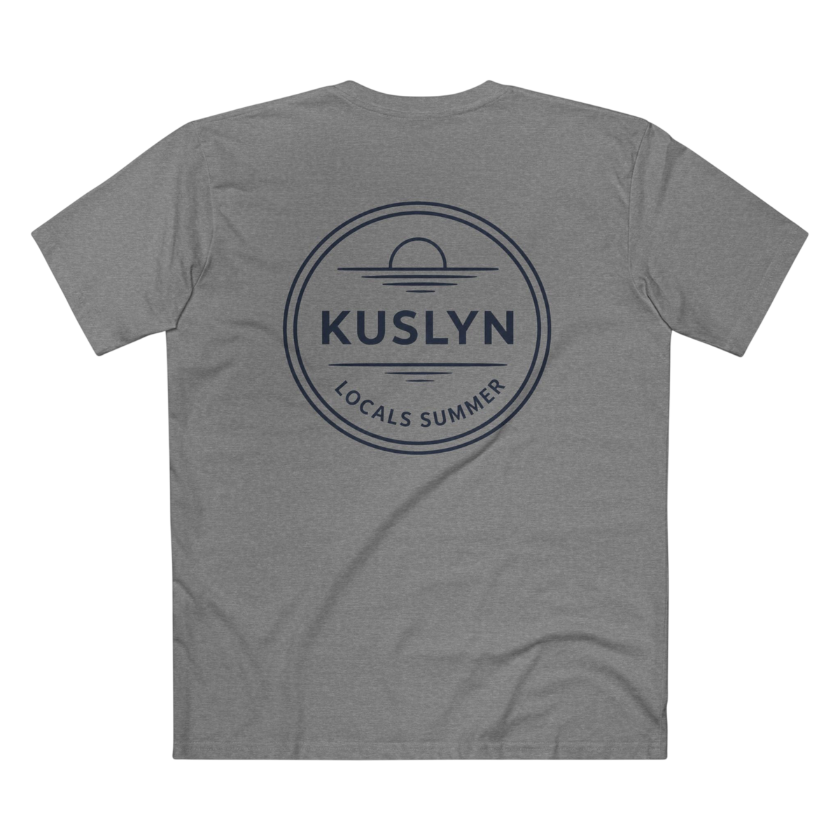 Kuslyn Locals Summer Tee — Minimal Logo Graphic T-Shirt