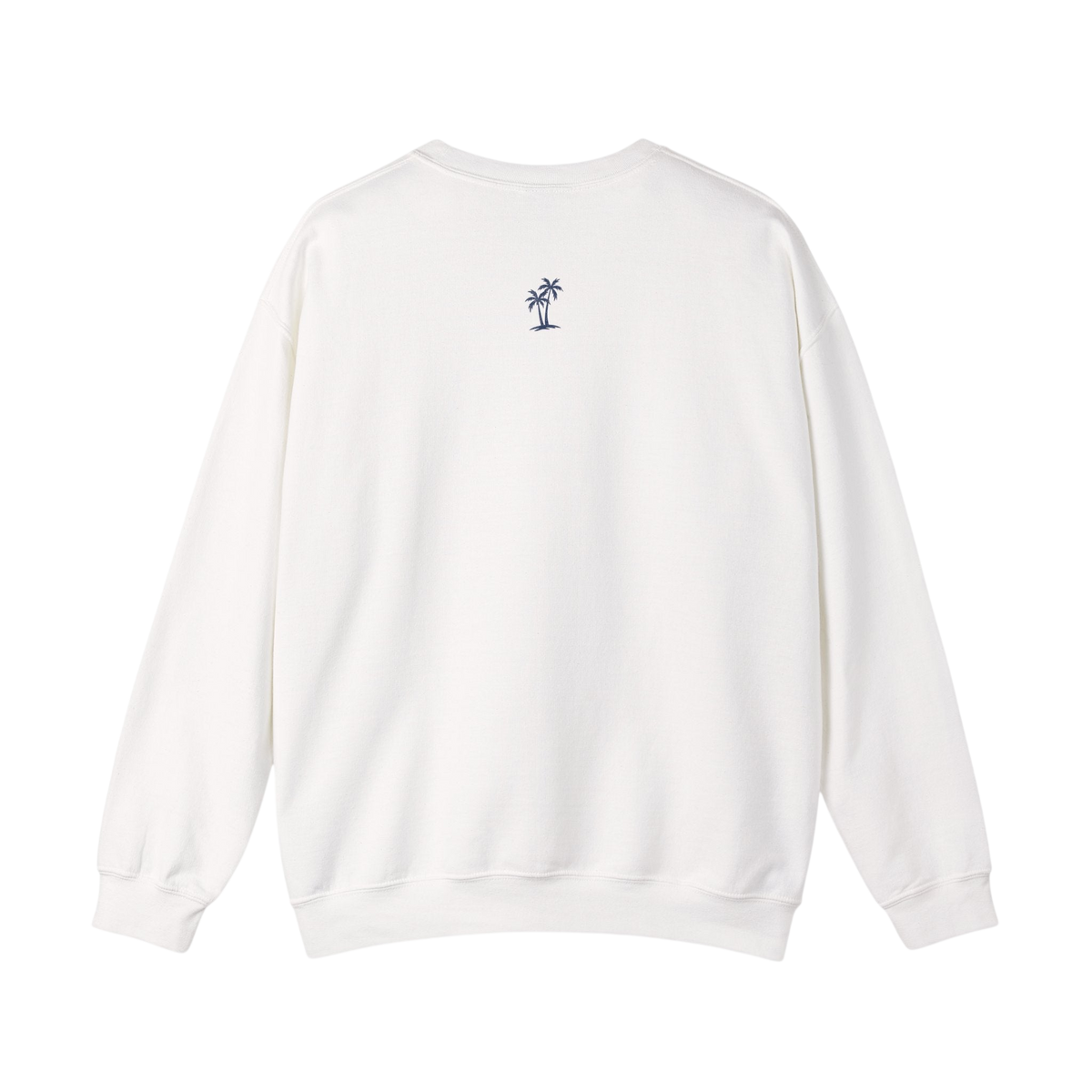 Locals Summer Crewneck Sweatshirt – Retro Surf Palm Graphic