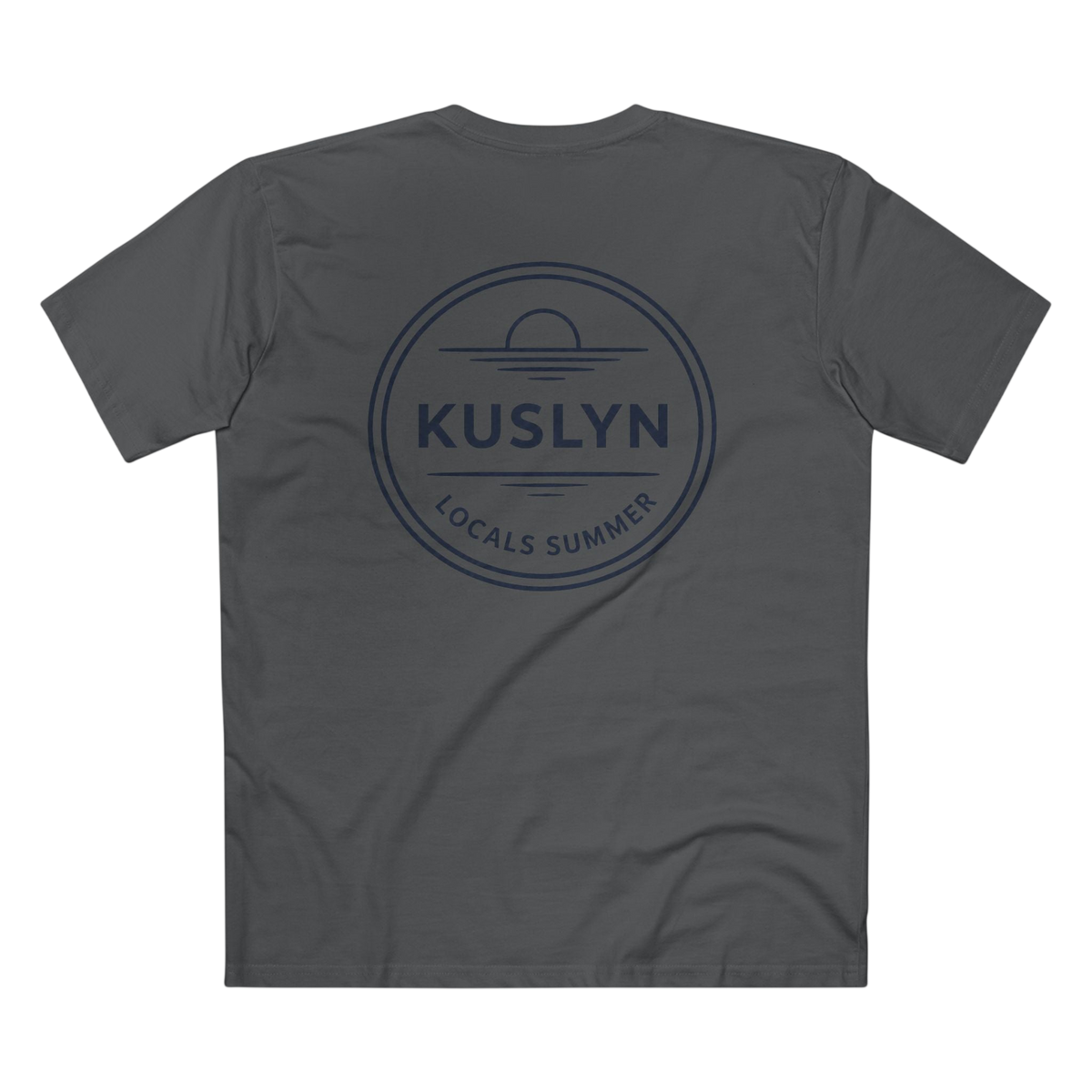 Kuslyn Locals Summer Tee — Minimal Logo Graphic T-Shirt